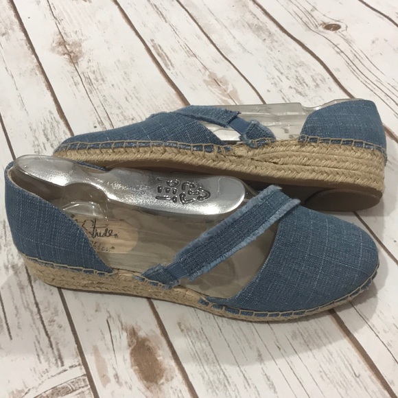 Shoes - LifeStride Denim Espadrille Soft System 8